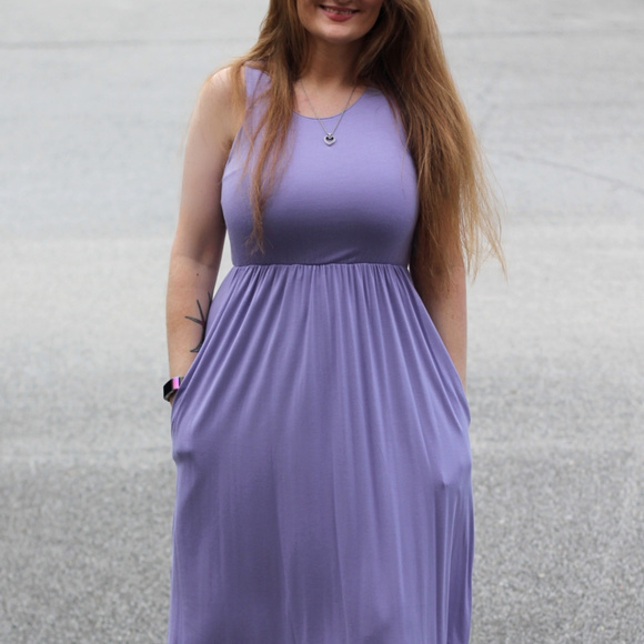 Bellamie Dresses & Skirts - Lilac Sleeveless Dress